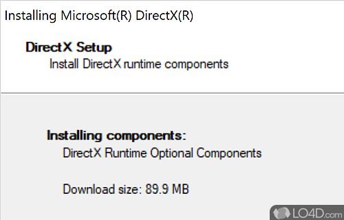 DirectX End-User Runtime screenshot