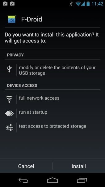 F-Droid screenshot