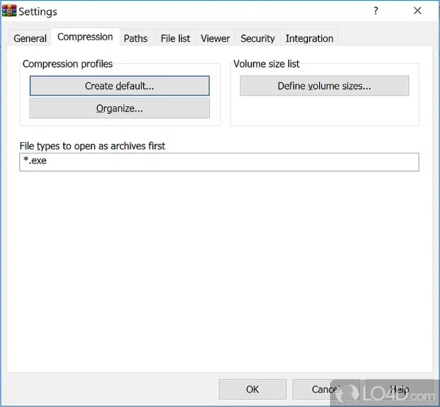 WinRAR screenshot