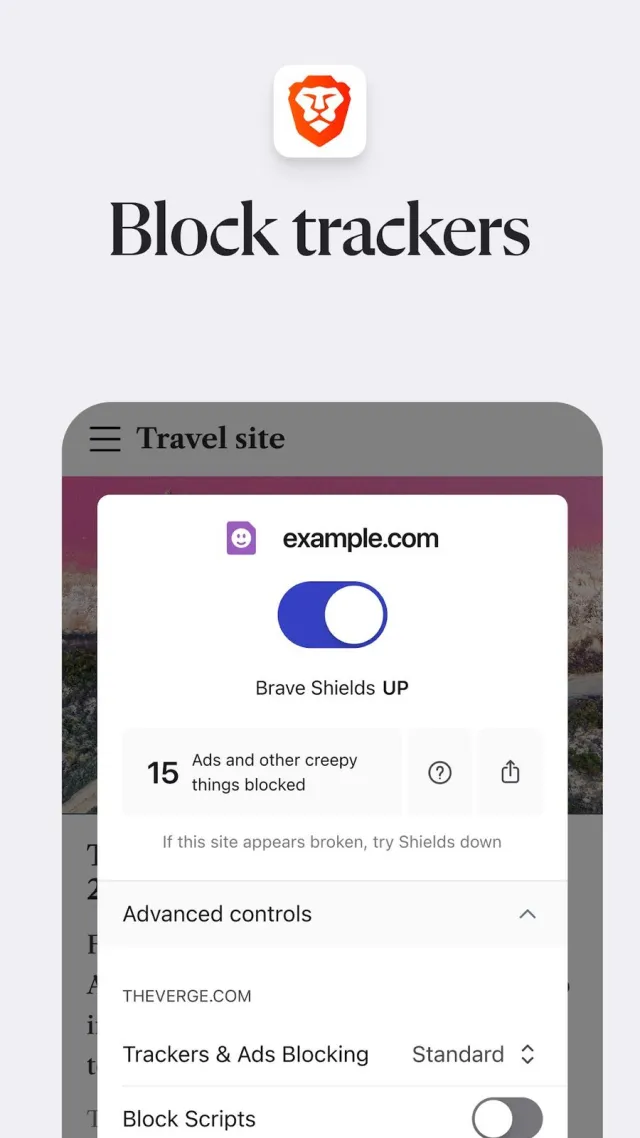 Brave Browser for Android screenshot