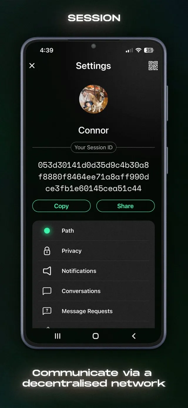 Session Private Messenger screenshot