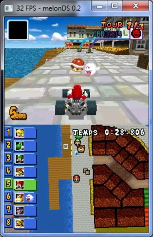 melonDS (Nintendo DS Emulator) screenshot