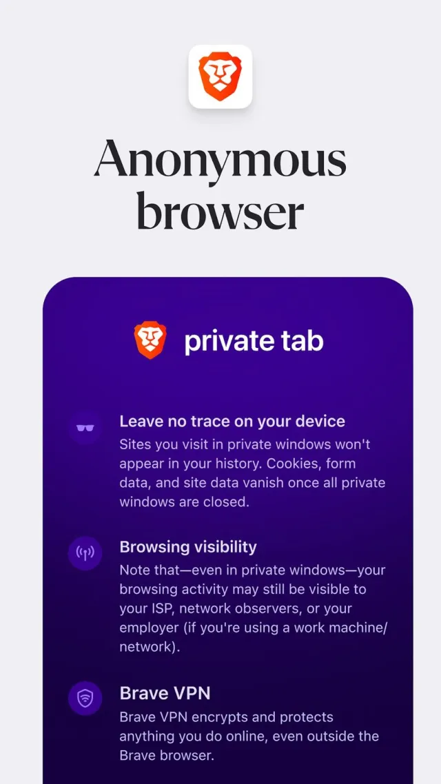 Brave Browser for Android screenshot