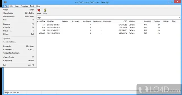 7-Zip screenshot