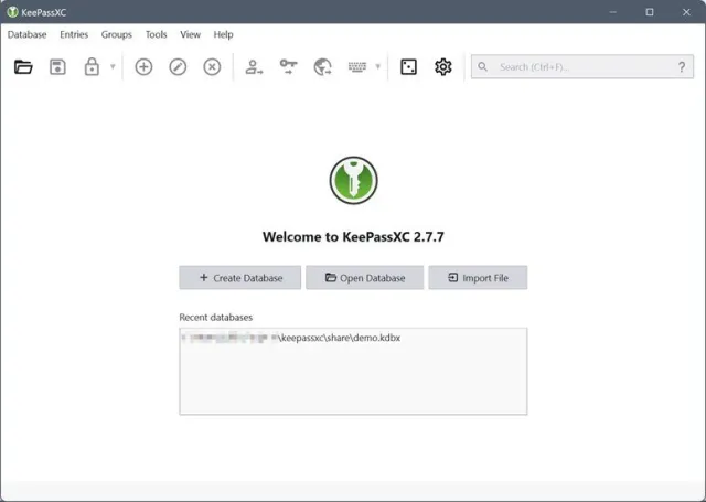 KeePassXC screenshot