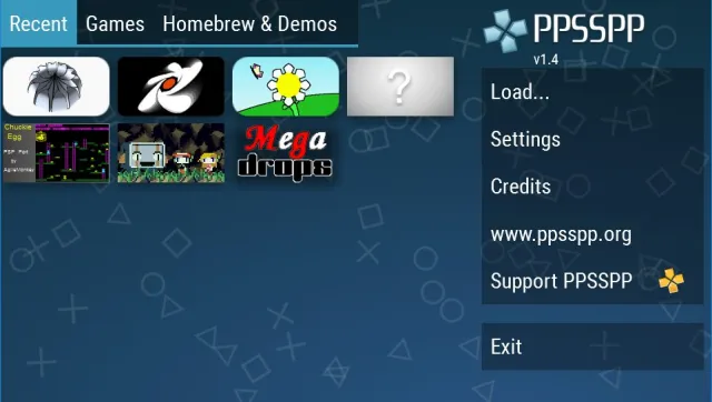 PPSSPP for Android screenshot