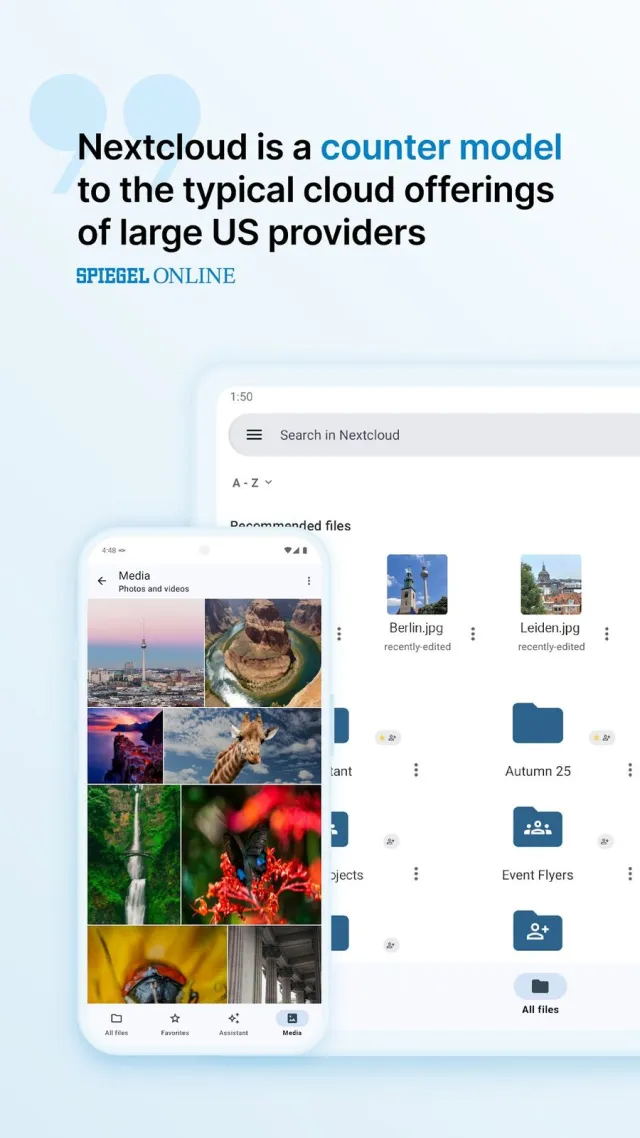 Nextcloud screenshot