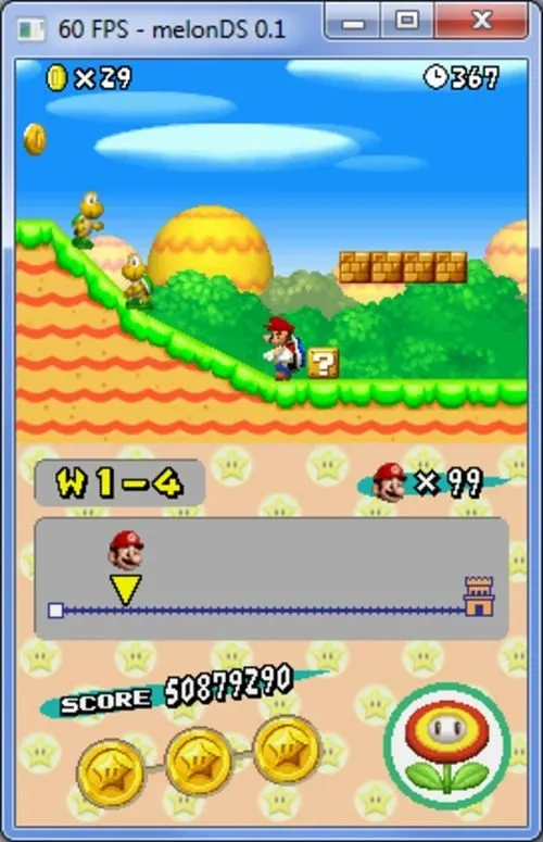 melonDS (Nintendo DS Emulator) screenshot