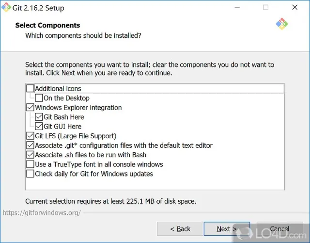Git for Windows screenshot