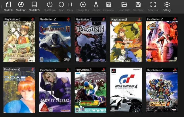 PCSX2 (PlayStation 2 Emulator) screenshot