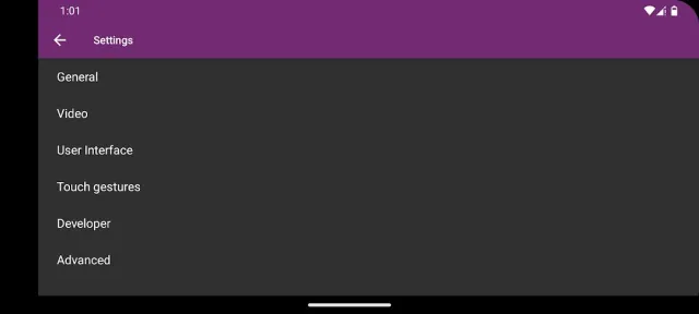 mpv for Android screenshot